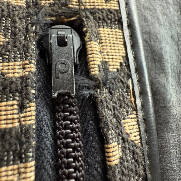 Vintage Christian Dior Diorissimo Leather & Canvas Clutch Bag - Picture 12 of 14